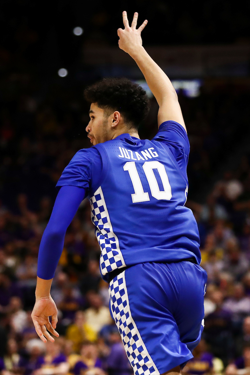 Johnny Juzang.

Kentucky beat LSU 79-76.

Photo by Chet White | UK Athletics