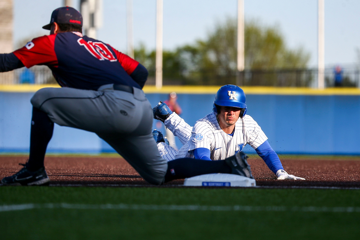 Hunter Jump.

Kentucky defeats Dayton 12-1.

Photo by Sarah Caputi | UK Athletics