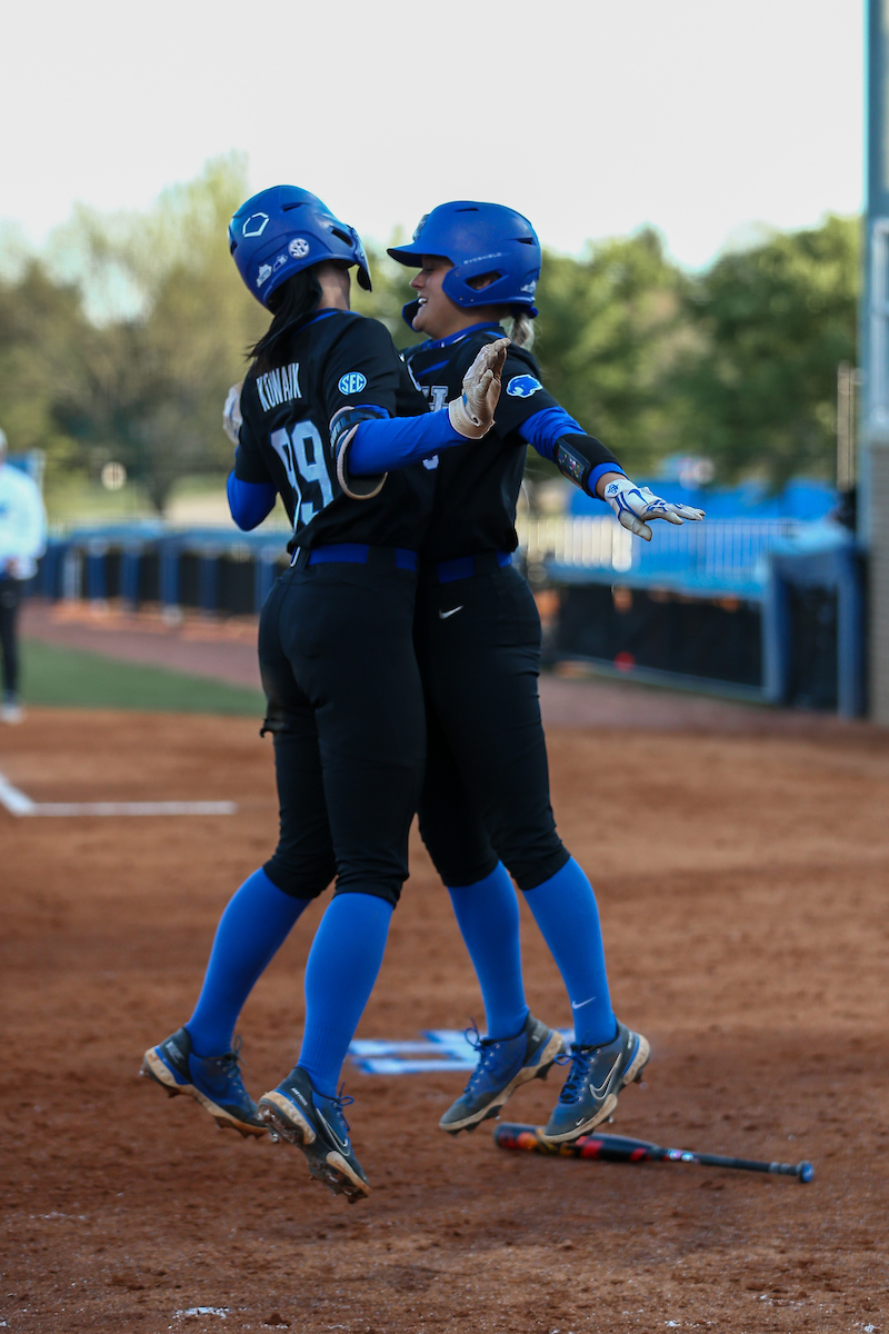 Kayla Kowalik. Lauren Johnson.

UK beats NKU 14-0.

Photo by Abbey Cutrer | UK Athletics