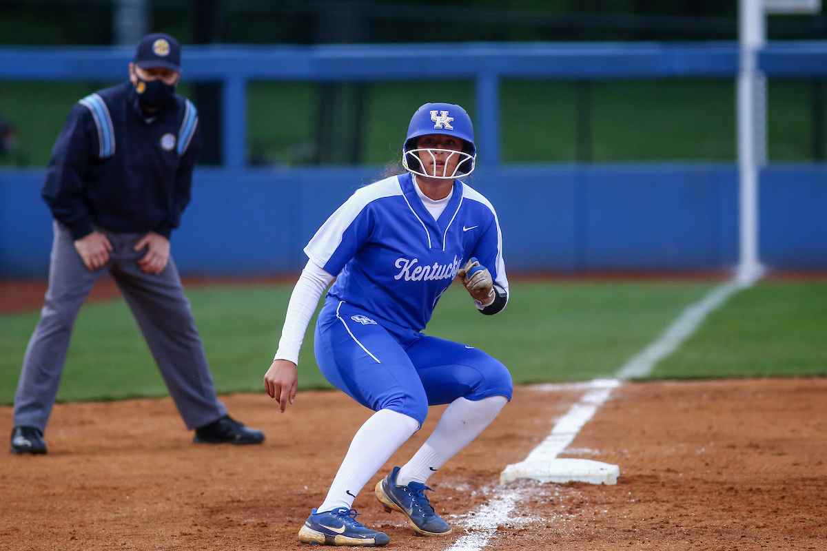 Miranda Stoddard.

Kentucky loses to Georgia 8 - 9.

Photo by Sarah Caputi | UK Athletics