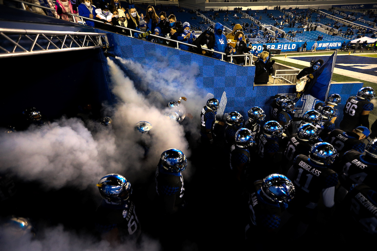 Intro. 

UK beat South Carolina 41-18.

Photo by Eddie Justice | UK Athletics