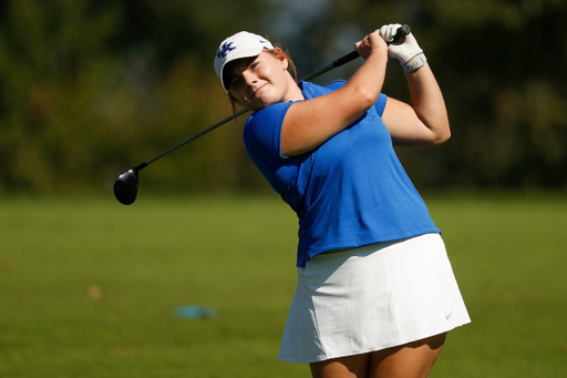 Sarah Fite.

Women's golf practice.

Photo by Chet White | UK Athletics