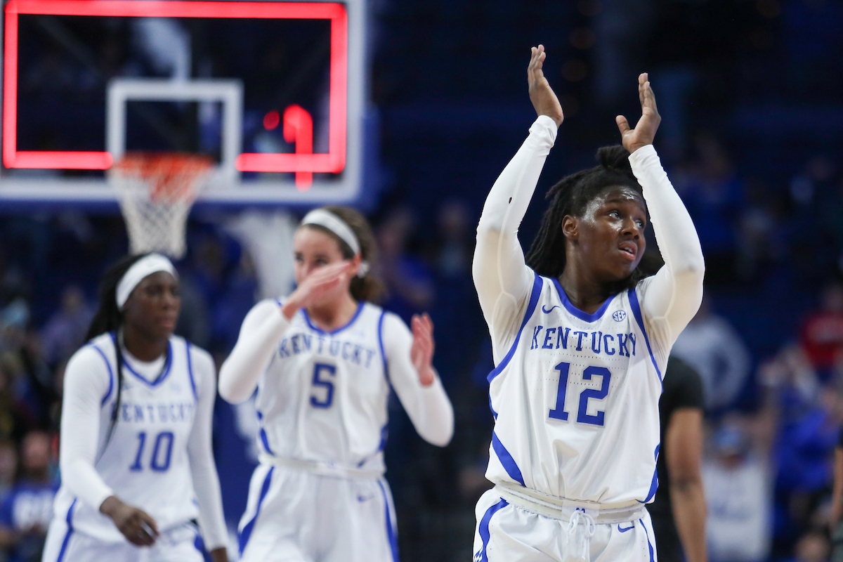 Amanda Paschal

The UK Women's Basketball team beat Florida 62-51. 

Photo by Hannah Phillips | UK Athletics