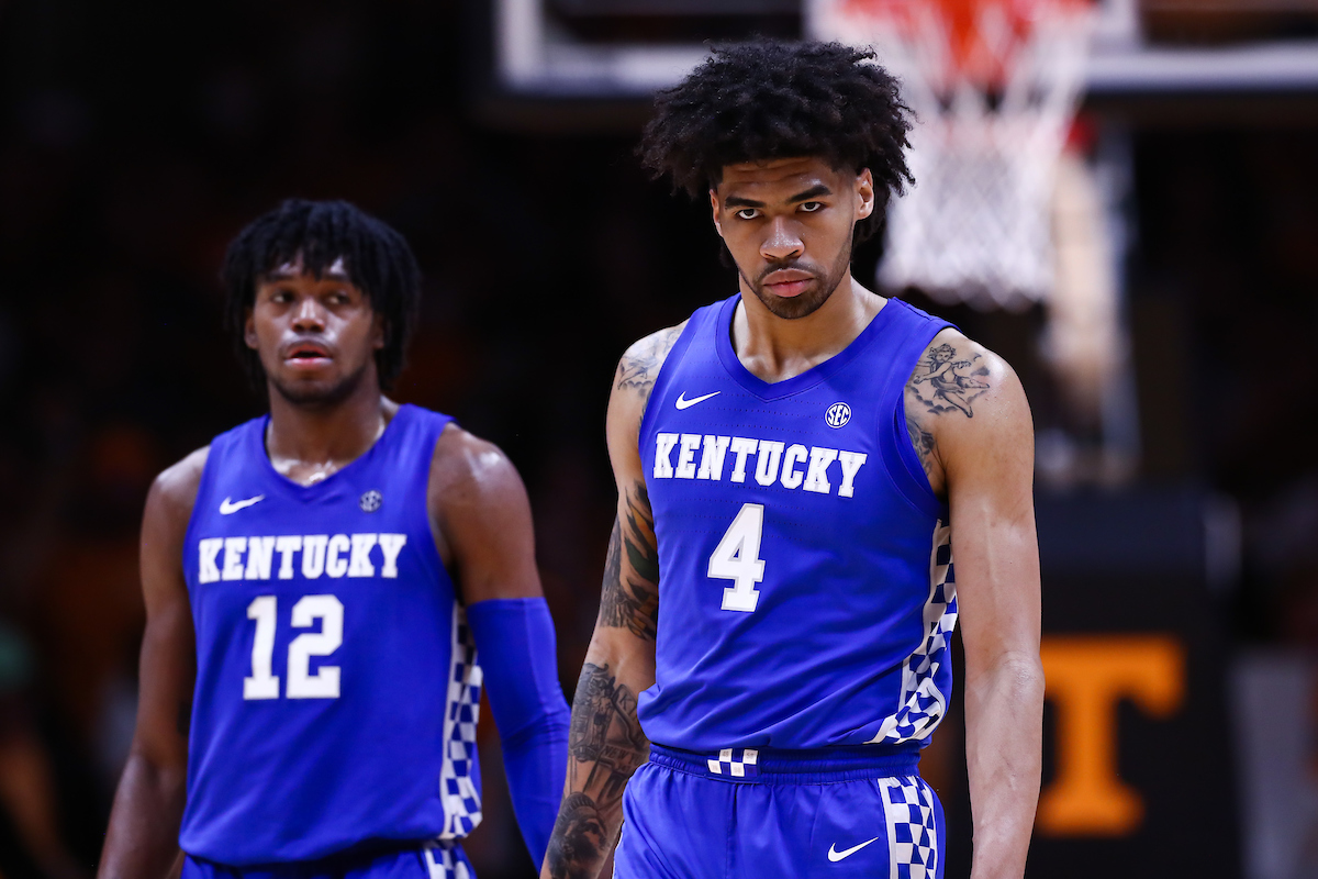 Nick Richards. Keion Brooks Jr.

Kentucky beat Tennessee, 77-64.

Photo by Elliott Hess | UK Athletics