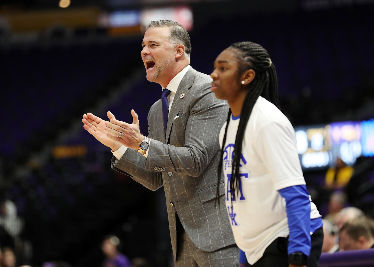 Matthew Mitchell

Kentucky Women's Basketball beat LSU 64-60. 

Photo by Britney Howard  | UK Athletics