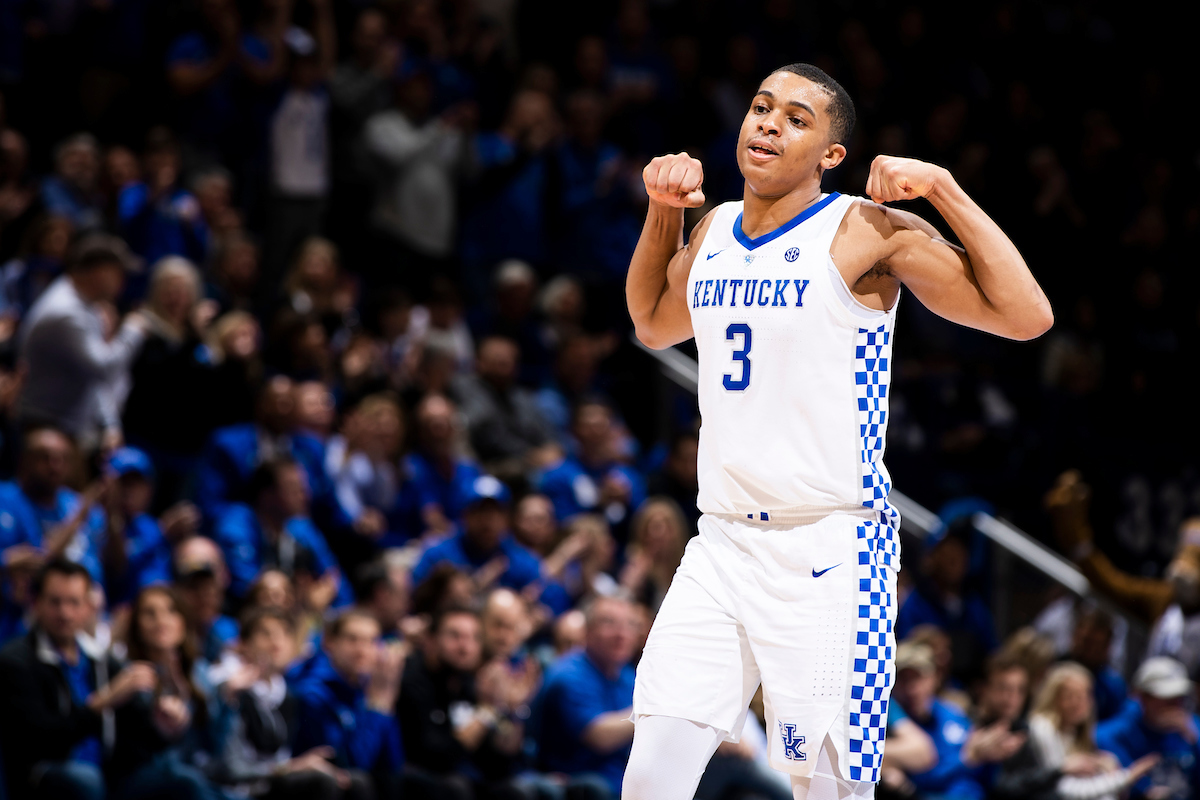Keldon Johnson.

Kentucky beat Arkansas 70-66.

Photo by Chet White | UK Athletics