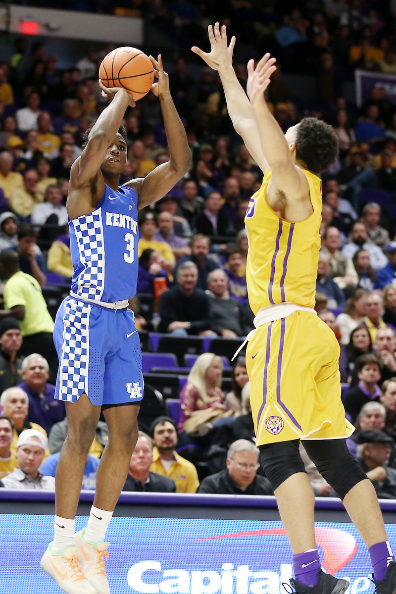 Hamidou Diallo.

The University of Kentucky men's basketball team beat LSU 74-71 at the Pete Maravich Assembly Center in Baton Rouge, La., on Wednesday, January 3, 2018.

Photo by Chet White | UK Athletics