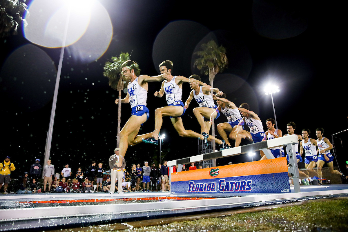 during the Pepsi Florida Relays at James G. Pressly Stadium on Friday, March 29, 2019 in Gainesville, Fla. (Photo by Matt Stamey)