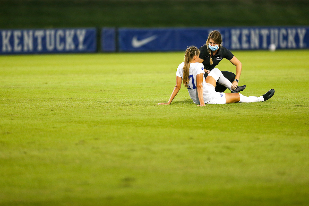 Marie Olesen. 

Arkansas defeats Kentucky 4-1.

Photo by Eddie Justice | UK Athletics