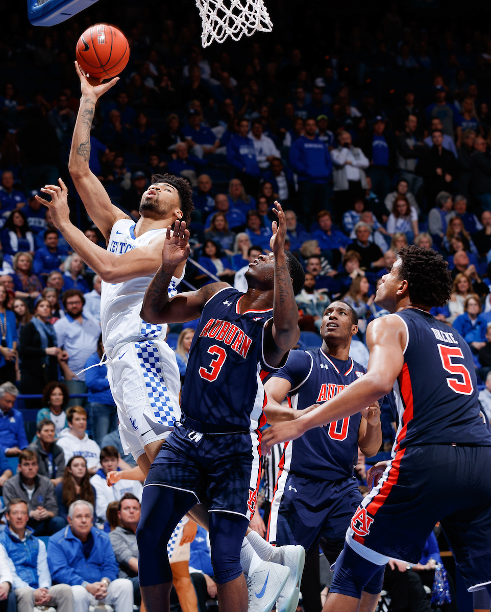 Nick Richards.


Kentucky beats Auburn, 80 - 53.

Photo by Elliott Hess | UK Athletics