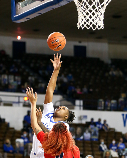 Dreuna Edwards. 

Kentucky loses to Ole Miss 73-69.

Photo by Eddie Justice | UK Athletics