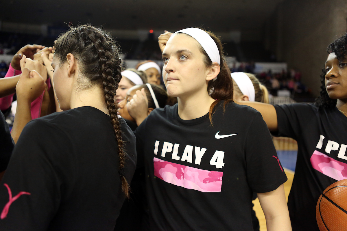 Makenzie Cann

The University of Kentucky women's basketball beat Arkansas on Thursday, February 15, 2018 at Memorial Coliseum.

Photo by Britney Howard | UK Athletics