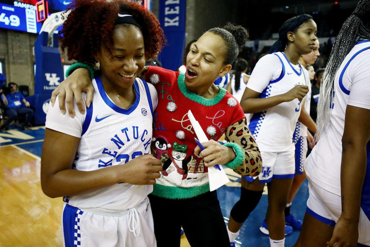 Amber Smith Jaida Roper

Kentucky beats Samford 79-49. 

Photo by Britney Howard | Staff