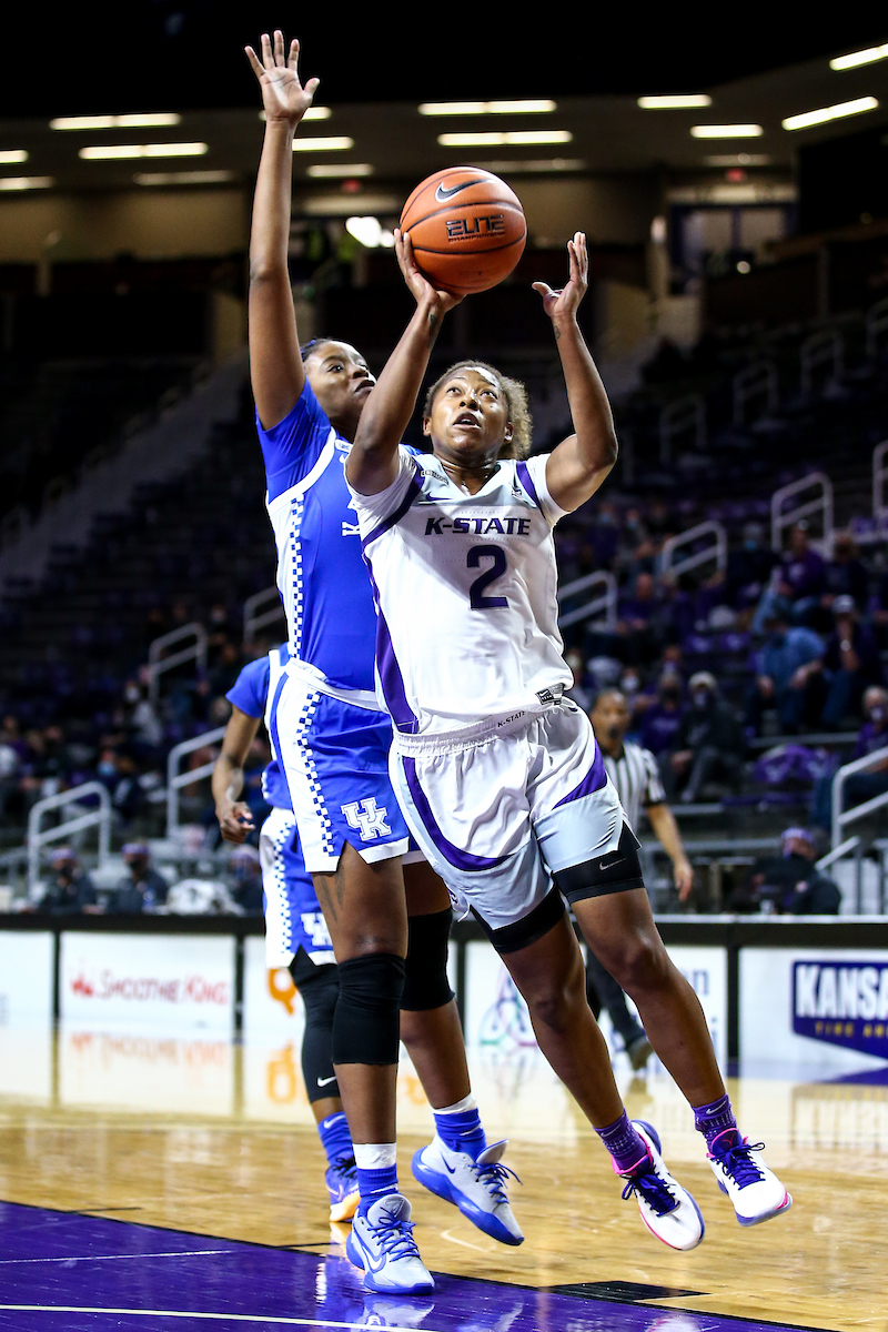 Keke McKinney.  

Kentucky beat Kansas State 60-49.

Photo by Eddie Justice | UK Athletics