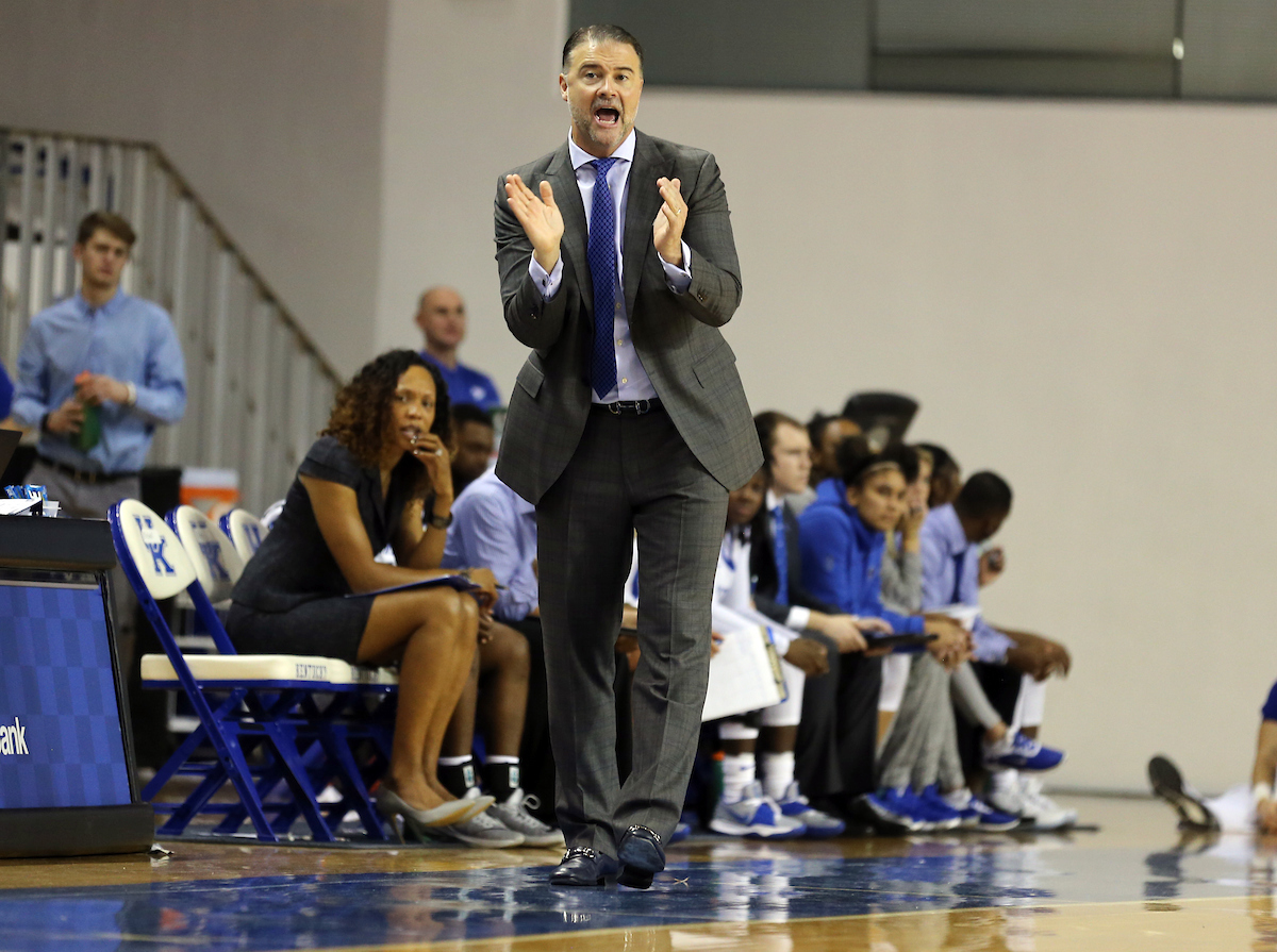 Matthew Mitchell
The Women's Basketball team beat Lincoln Memorial University.
Photo by Britney Howard | UK Athletics