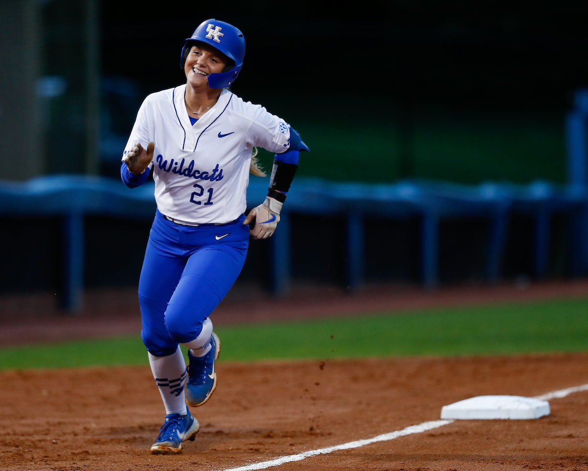 Erin Coffel.

Kentucky loses to Missouri 9-1.

Photo by Tommy Quarles | UK Athletics