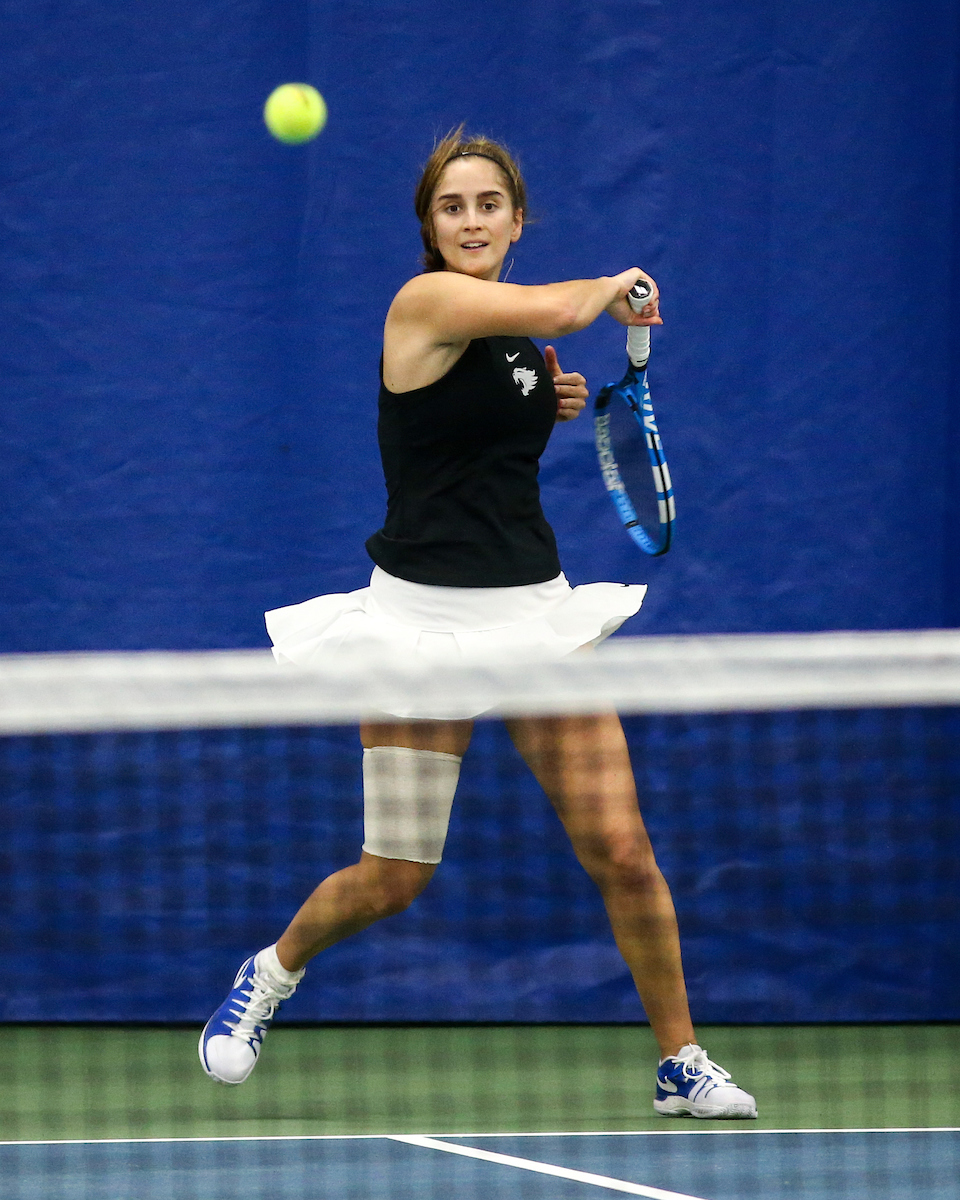 Carlota Molina. 

Kentucky beats Miami 7-0.

Photo by Eddie Justice | UK Athletics