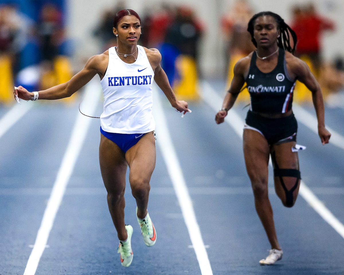 Masai Russell.

Day One of the Jim Green Invitational.

Photo by Eddie Justice | UK Athletics