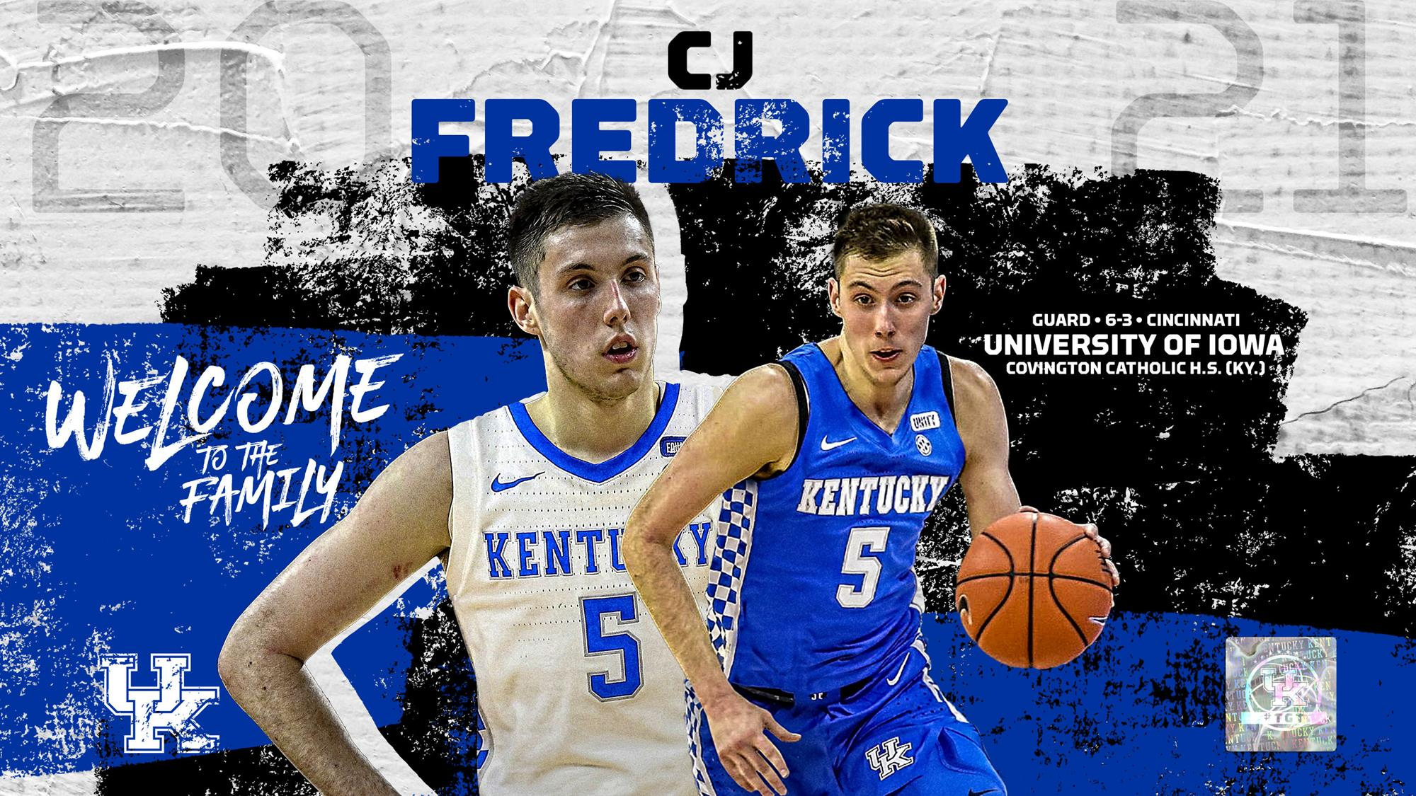 Iowa Transfer CJ Fredrick Signs with Kentucky Men’s Basketball
