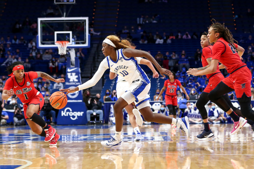 Rhyne Howard.

Kentucky loses to Ole Miss 63-54.

Photo by Grace Bradley | UK Athletics