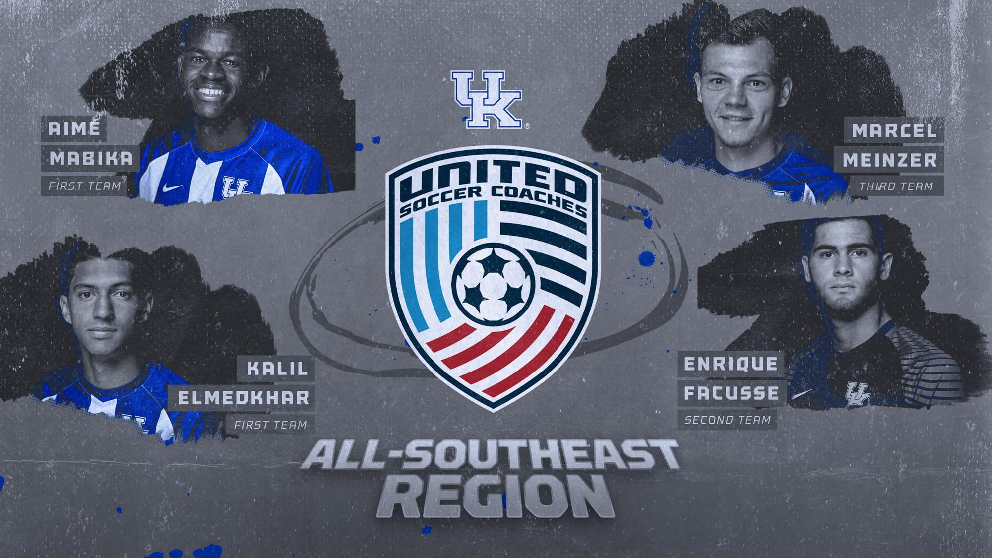 Four Cats Earn United Soccer Coaches All-Southeast Region Honors