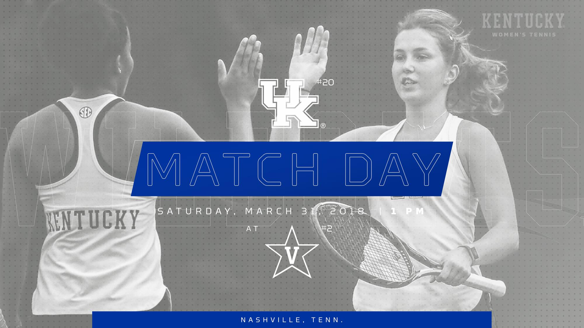 No. 20 Kentucky Travels to No. 2 Vanderbilt Saturday