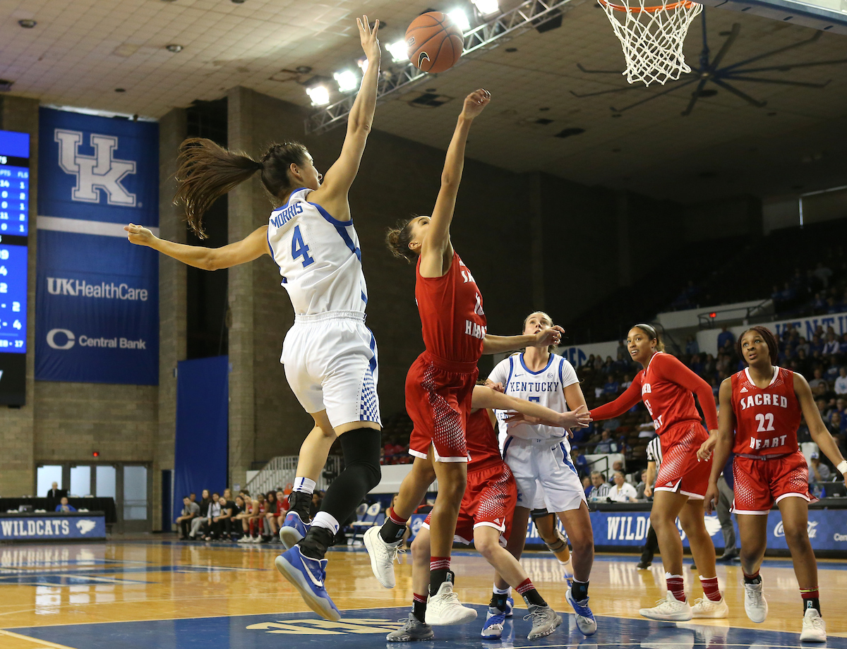 Maci Morris. 

UK beats to Sacred Heart University 71-43. 


Photo By Barry Westerman | UK Athletics