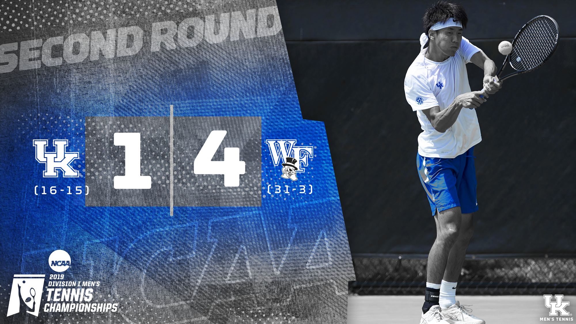 UK Men’s Tennis Season Ends in Second Round of NCAA Tourney