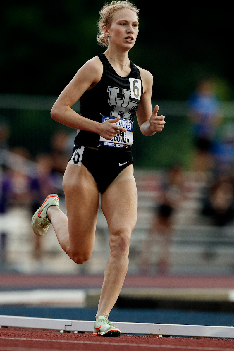 Phoebe McCowan.

SEC Outdoor Track and Field Championships Day 1.

Photo by Elliott Hess | UK Athletics