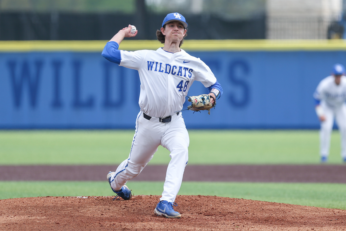 Zack Lee.

Kentucky beats Alabama 11 - 0.

Photo by Sarah Caputi | UK Athletics