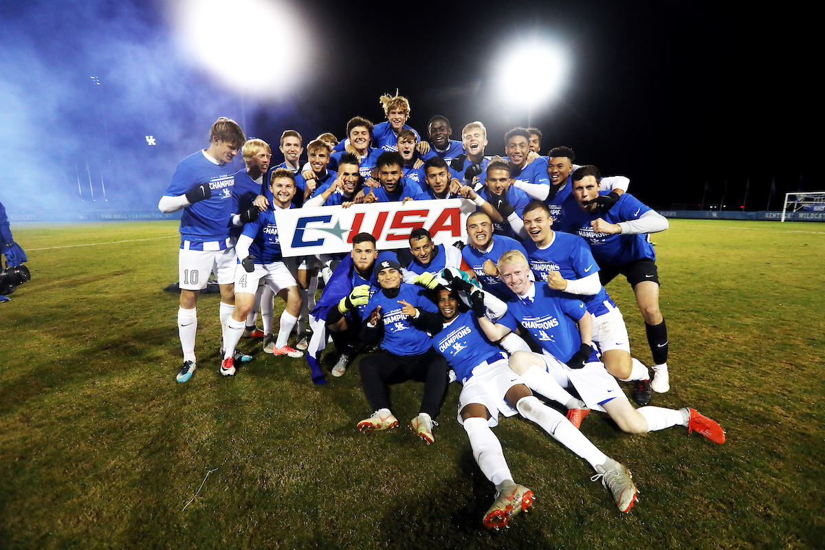 UK men's soccer defeats ODU to win Conference USA on Friday, November 2nd, 2018 at The Bell in Lexington, Ky.

Photo by Quinn Foster