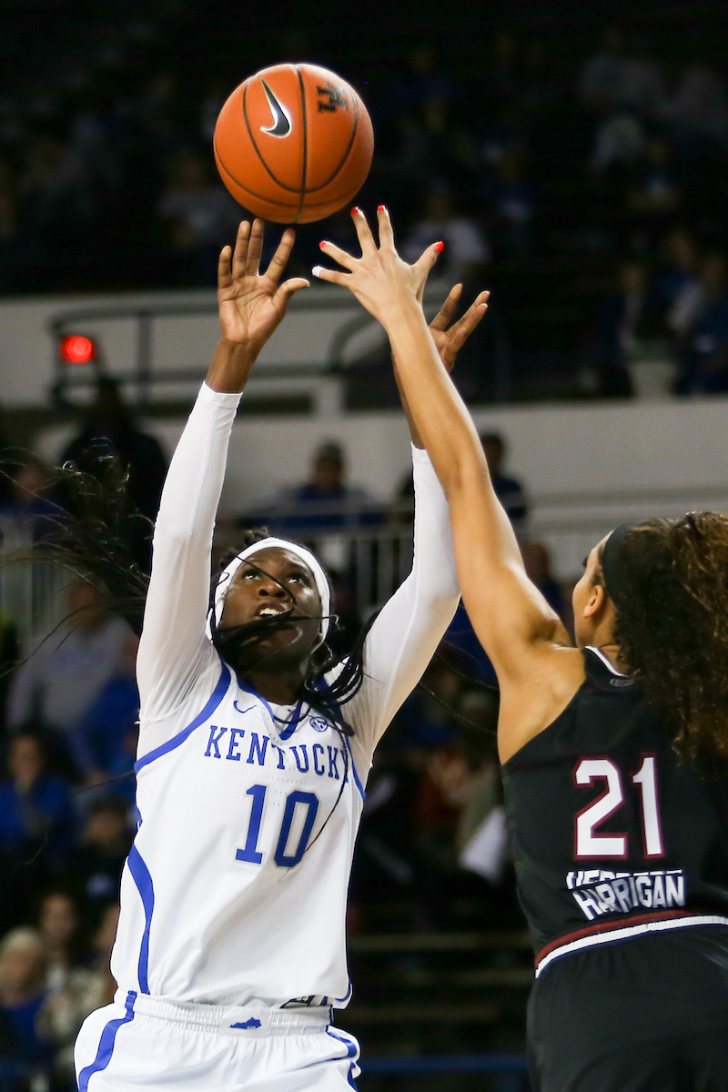 Rhyne Howard

The UK Women's Basketball falls to South Carolina. 

Photo by Hannah Phillips | UK Athletics