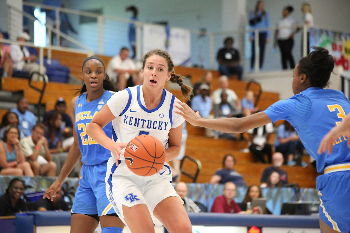 Game Two - Kentucky vs. UCLA

The women's basketball team travels to Saint Thomas to compete in the 2018 Paradise Jam Tournament from November 22nd-24th at the University of the Virgin Islands.

Photos by Noah J. Richter | UK Athletics