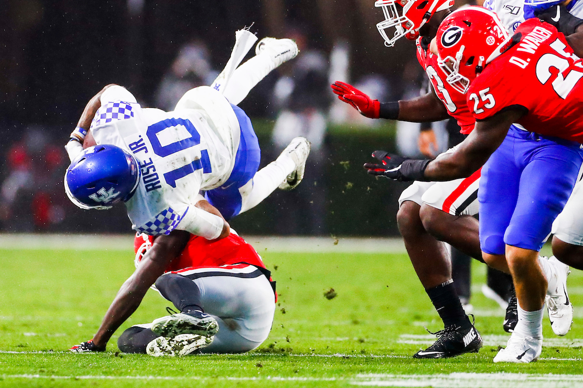 AJ Rose.

Kentucky falls to Georgia 21-0.

Photo by Chet White | UK Athletics