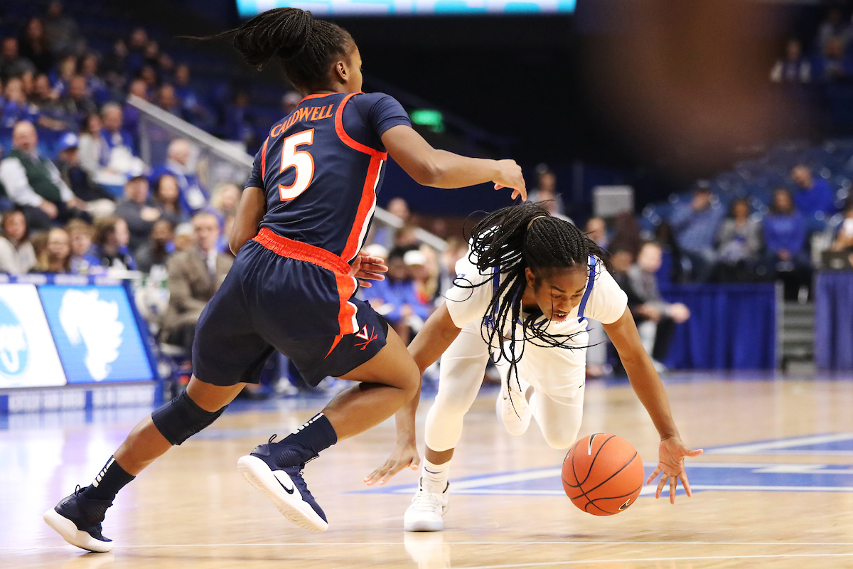 Taylor Murray.

Women's basketball beats Virginia 63-51 at Rupp Arena on Thursday, November 15th, 2018.

Photo by Quinn Foster.