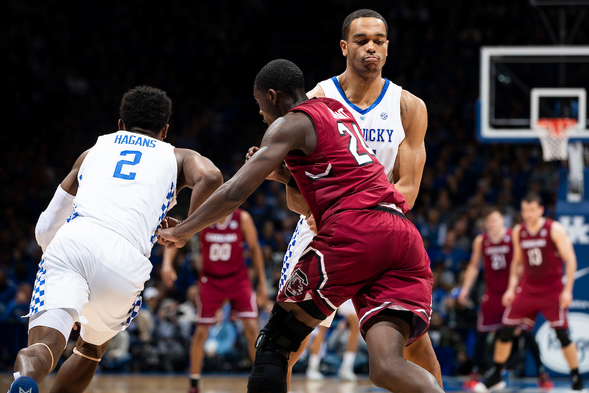 PJ Washington.

The University of Kentucky men's basketball team beats South Carolina 76-48.

Photo by Chet White| UK Athletics