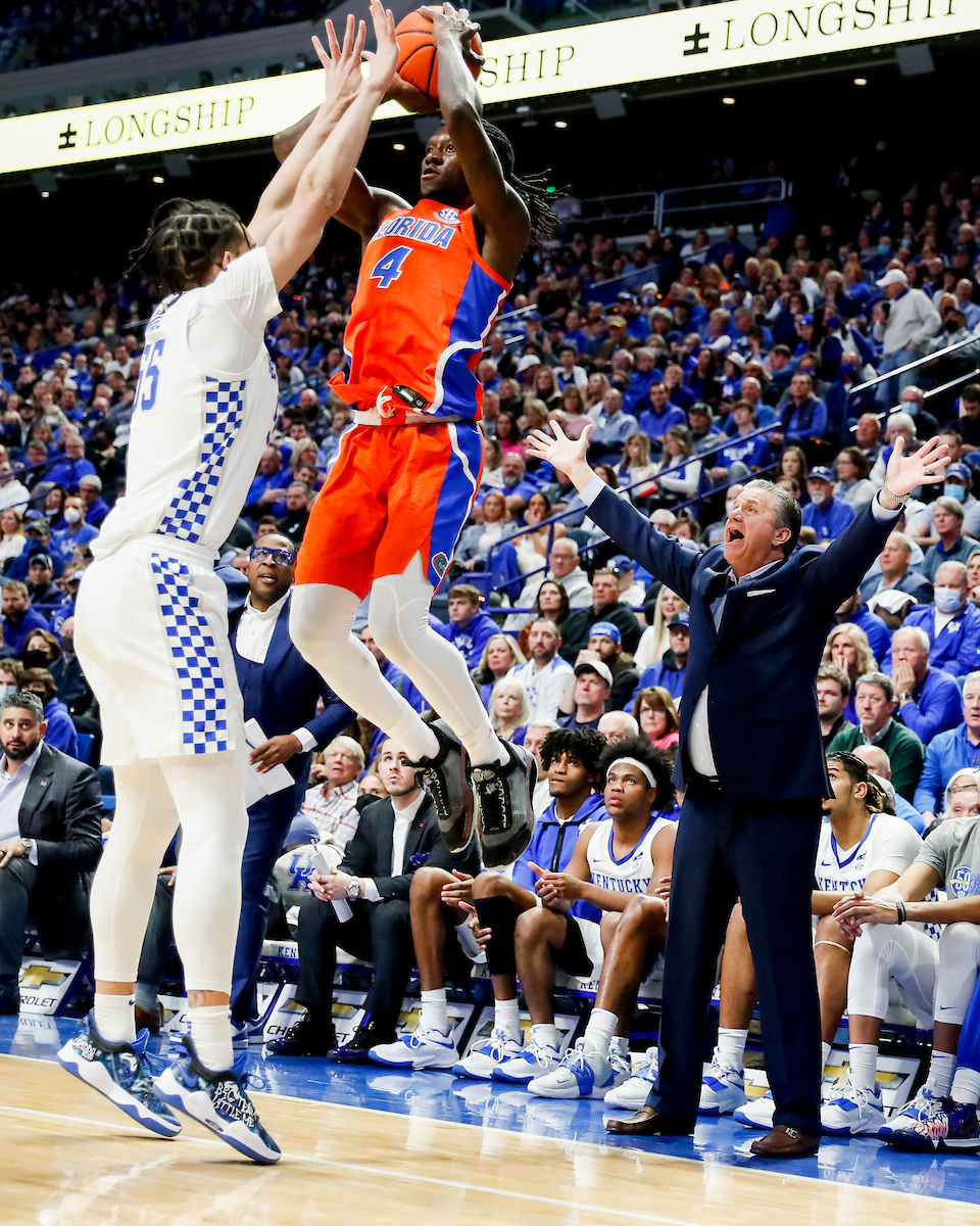 John Calipari. Lance Ware.

Kentucky beat Florida 78-57.

Photos by Chet White | UK Athletics