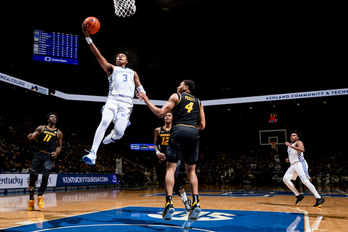 TyTy Washington Jr. Sahvir Wheeler. 

Kentucky beat Missouri 83-56.

Photos by Chet White | UK Athletics