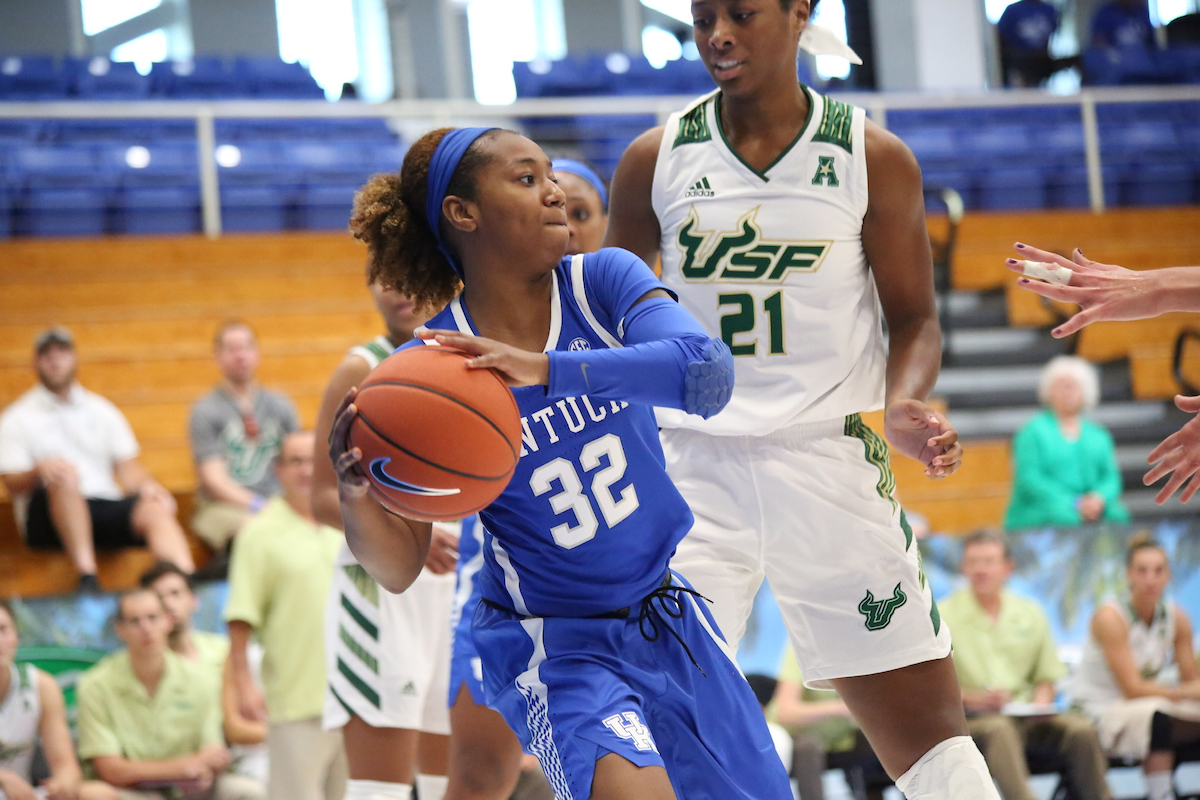 Game One - Kentucky vs. South Florida

The women's basketball team travels to Saint Thomas to compete in the 2018 Paradise Jam Tournament from November 22nd-24th at the University of the Virgin Islands.

Photos by Noah J. Richter | UK Athletics
