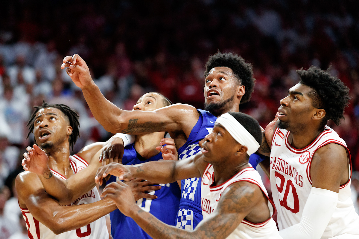 Davion Mintz. Keion Brooks Jr.

Kentucky falls to Arkansas, 75-73.

Photo by Elliott Hess | UK Athletics