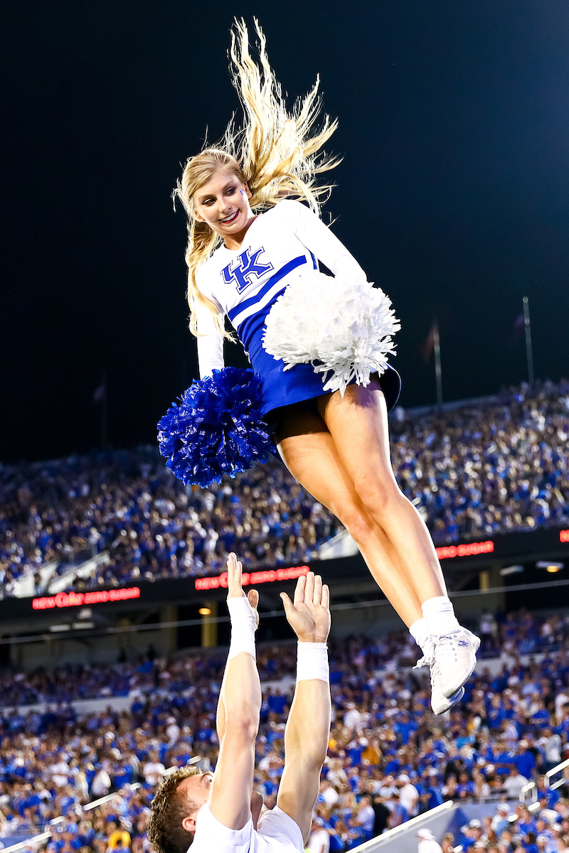 Amelia Clark.

UK beat LSU 42-21.

Photo by Eddie Justice | UK Athletics