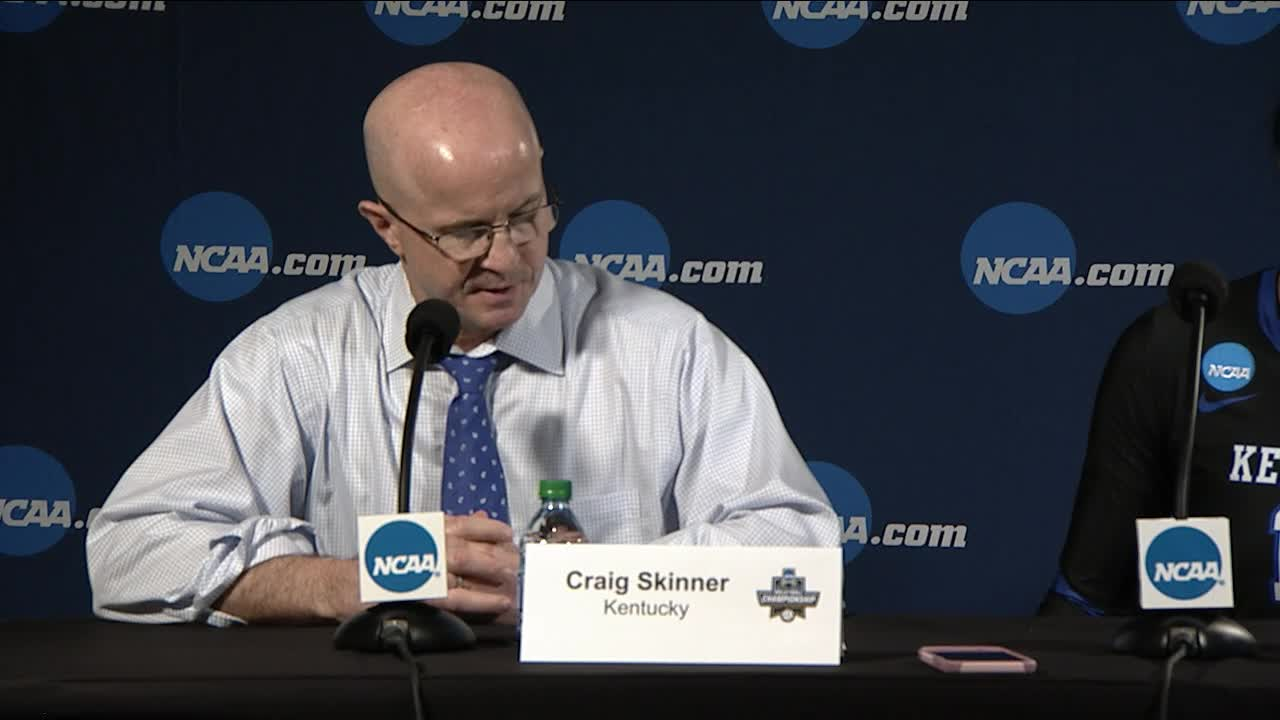 VB: Coach Skinner, Edmond, and Stumler - Washington Postgame