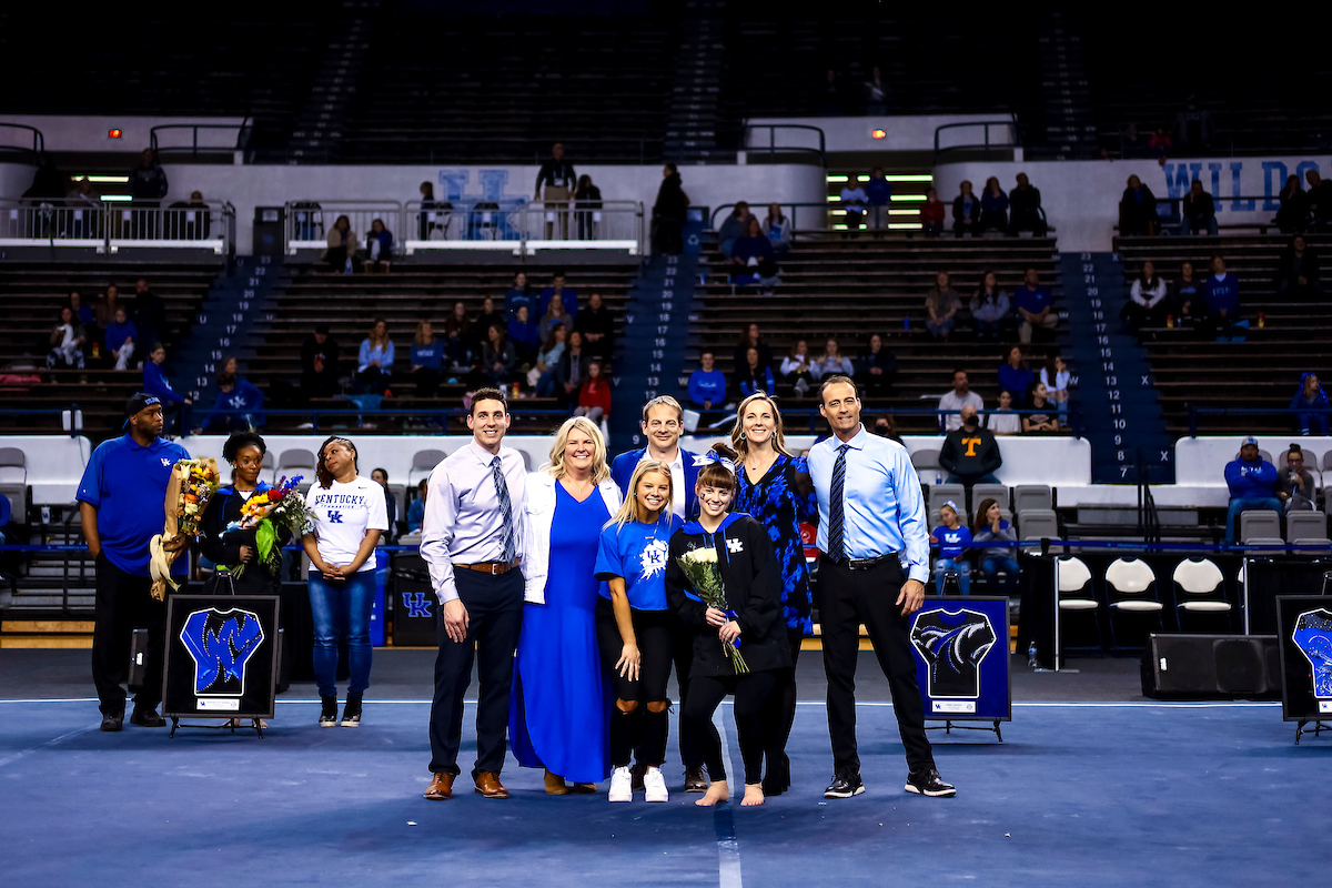 Anna Haigis.

Kentucky beats Michigan State on senior day.

Photo by Eddie Justice | UK Athletics