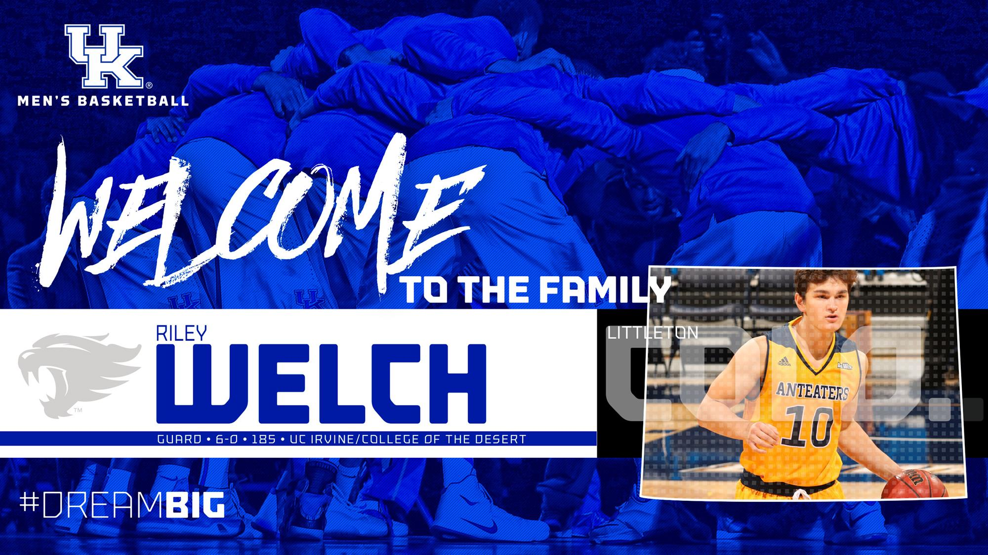 Kentucky Adds Riley Welch to 2019-20 Roster as Walk-On