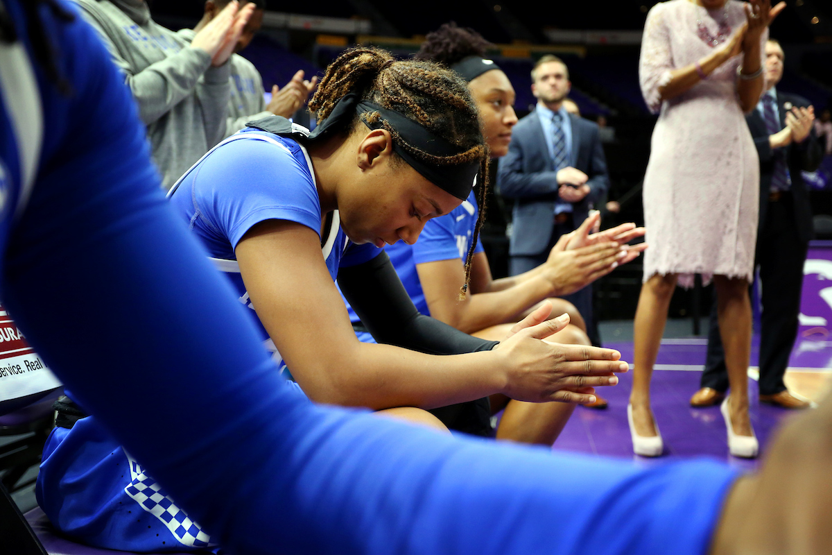 Jaida Roper

Kentucky Women's Basketball beat LSU 64-60. 

Photo by Britney Howard  | UK Athletics