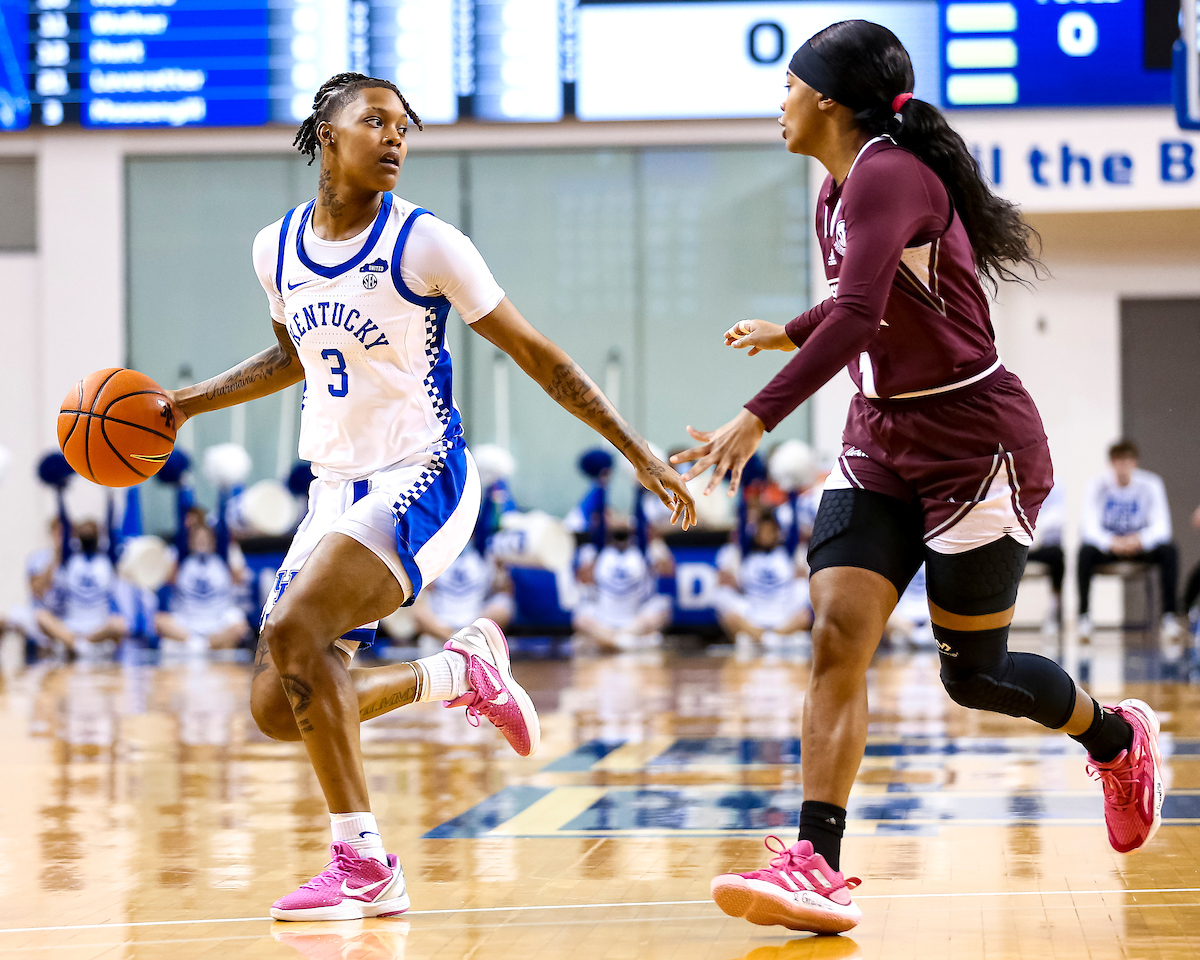 Jazmine Massengill.

Kentucky beats Mississippi State 81-74.

Photo by Eddie Justice | UK Athletics