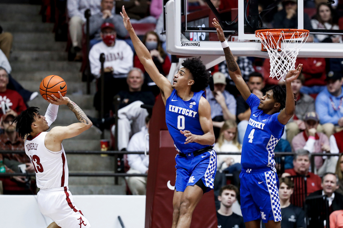 Jacob Toppin. Daimion Collins.

Kentucky beat Alabama 66-55.

Photos by Chet White | UK Athletics
