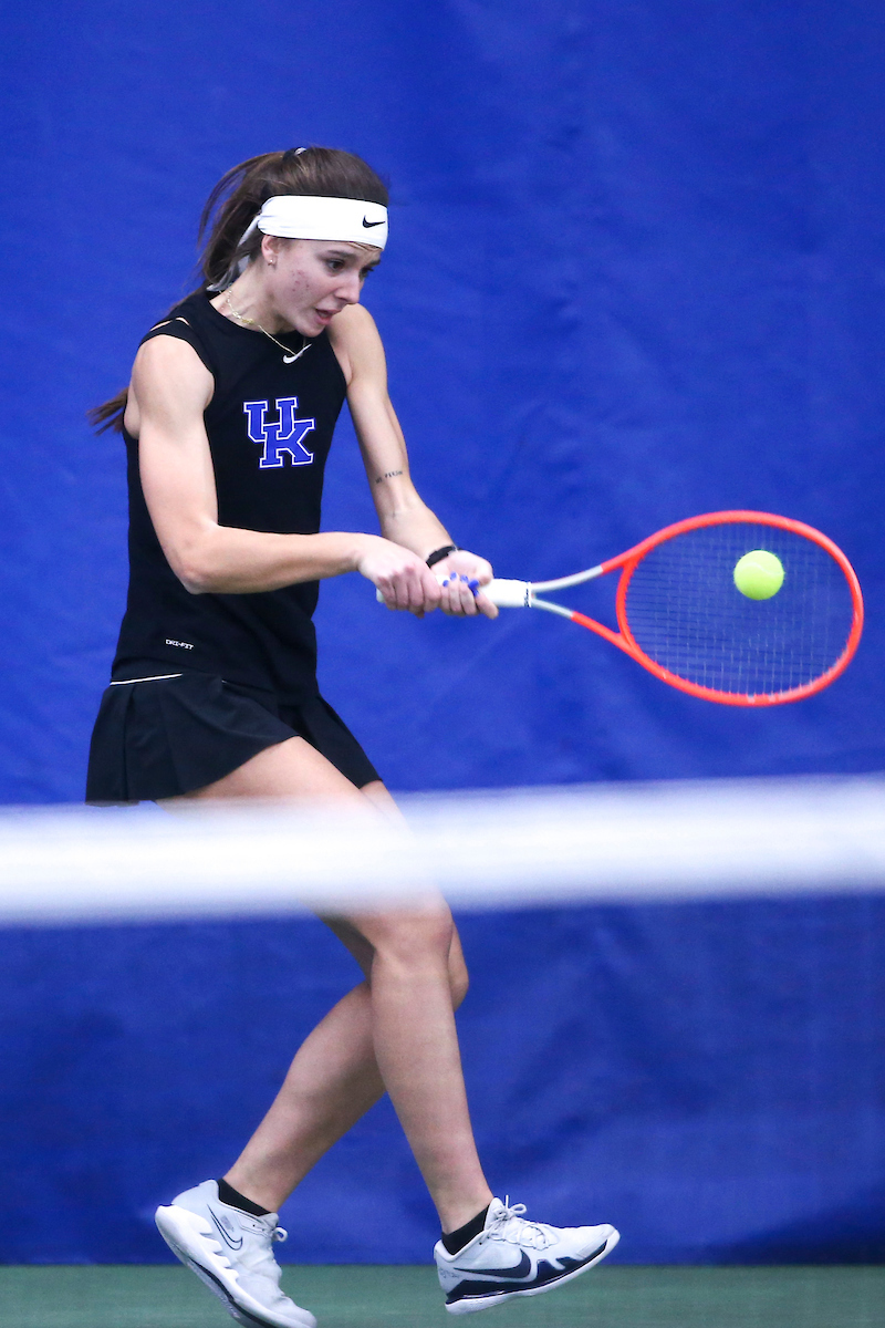 Lidia Gonzalez.

Kentucky beats West Virginia 4-3.

Photo by Grace Bradley | UK Athletics