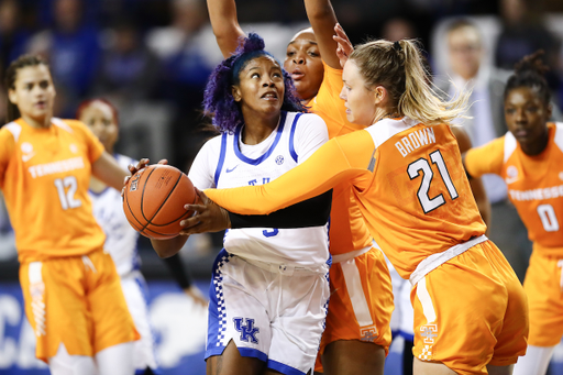 KeKe McKinney.

Kentucky beat Tennessee 80-76.


Photo by Elliott Hess | UK Athletics