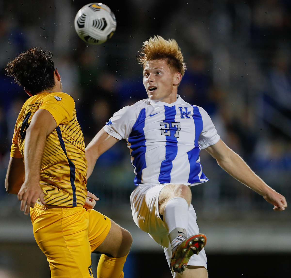 Ben Damge.

Kentucky beats West Virginia, 1 - 0.

Photo by Tommy Quarles | UK Athletics